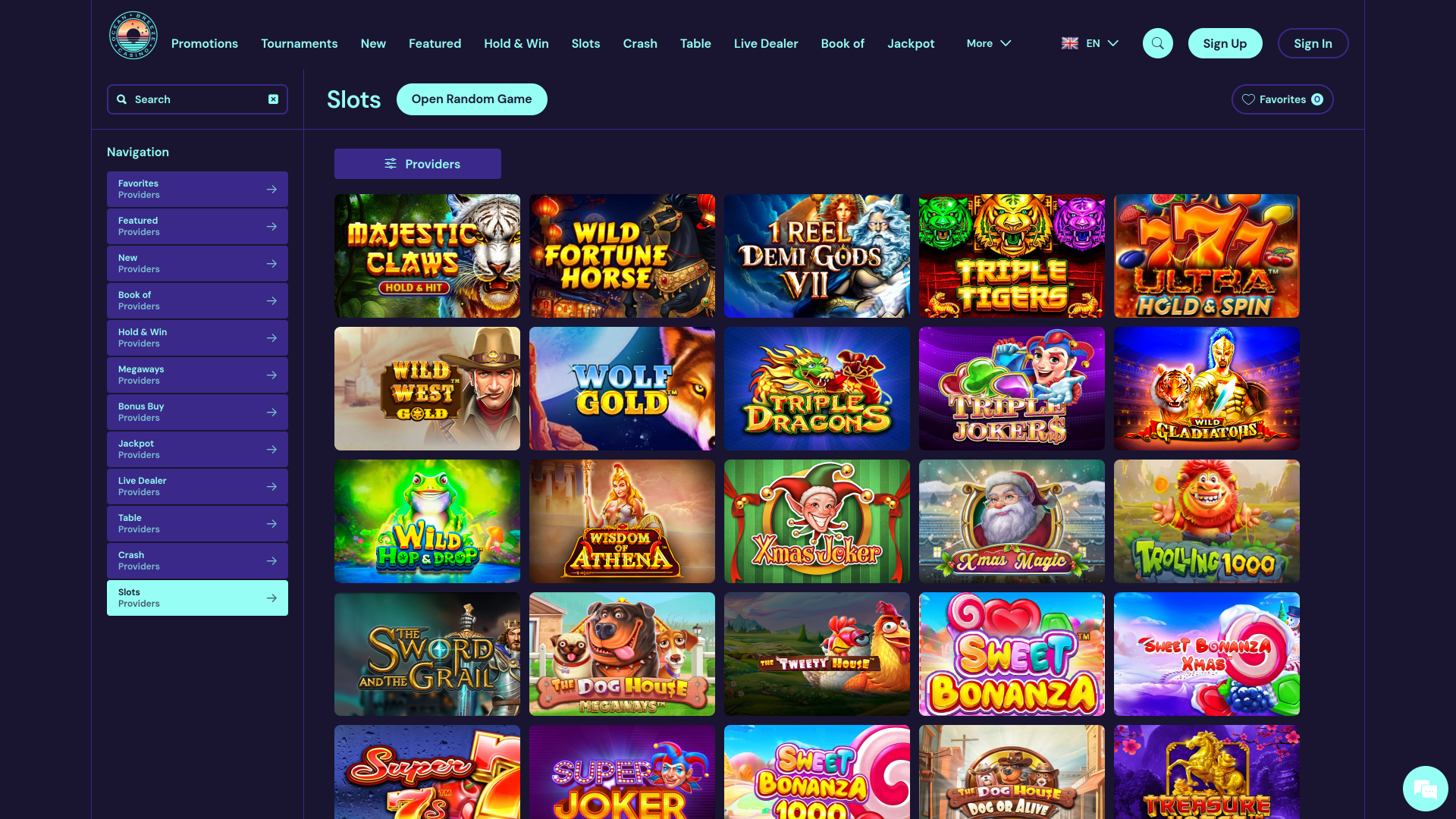 Jeux de casino Ocean Breeze sur ordinateur