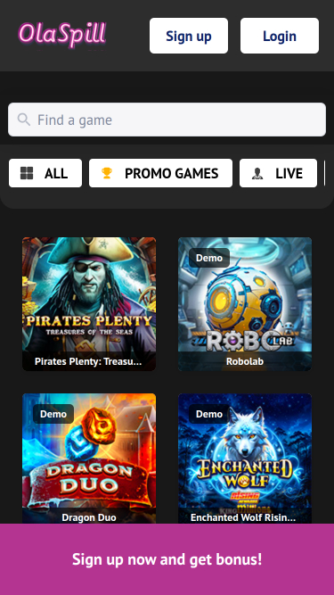 Jackpot mobile du casino Olaspill