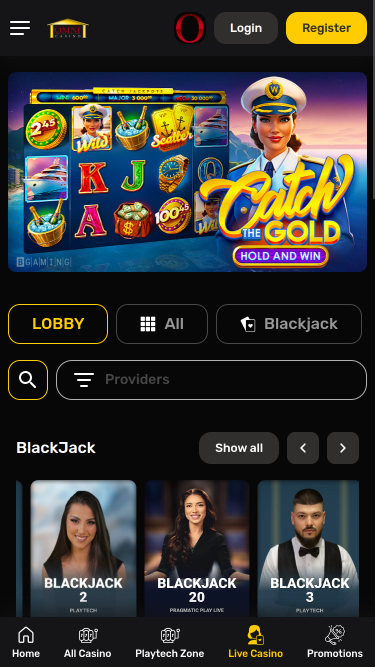 Omni Casino Mobile Live Dealer