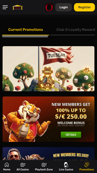 Omni Casino Mobile Promotions