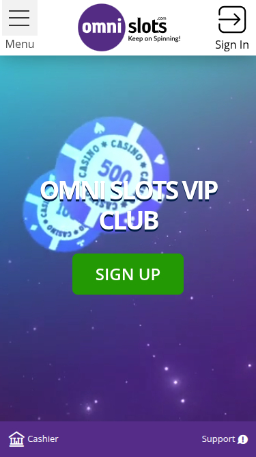 Programme VIP mobile du casino Omni Slots