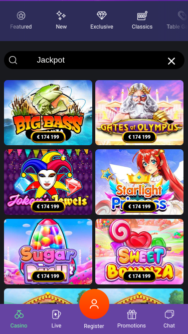 Jackpot mobile One Casino