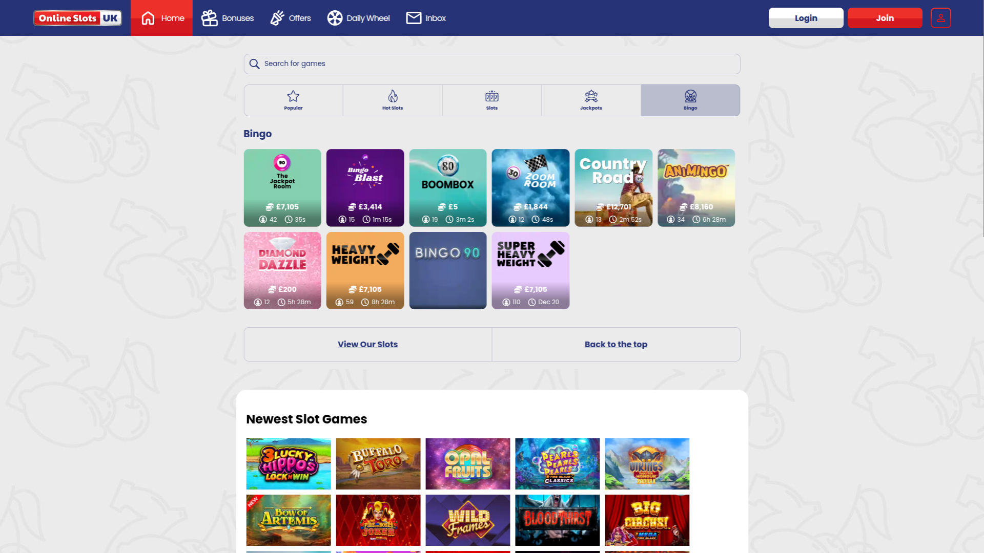 Machines à sous en ligne au Royaume-Uni, Bingo sur ordinateur