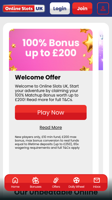 Promotions mobiles pour machines à sous en ligne au Royaume-Uni