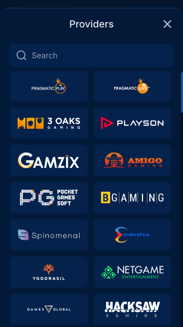 Sviluppatori di giochi per dispositivi mobili Only Win Casino