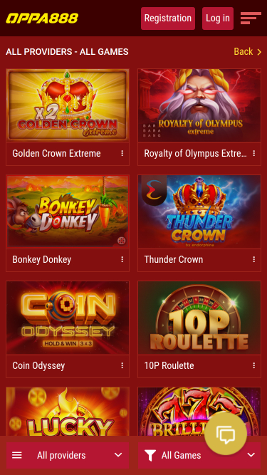 Jeux mobiles Oppa 888