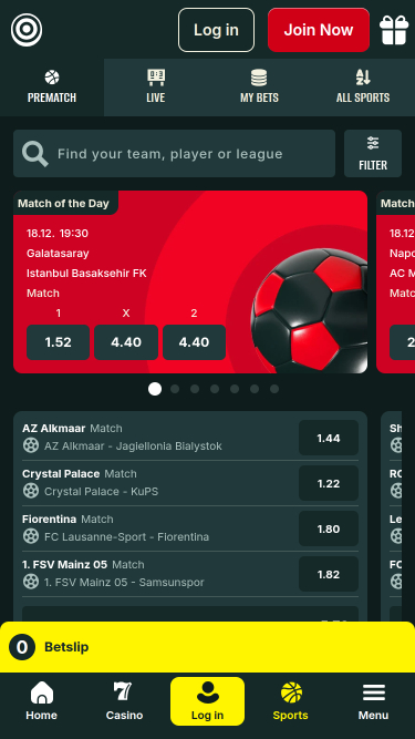 Optibet Casino Sports Mobiles