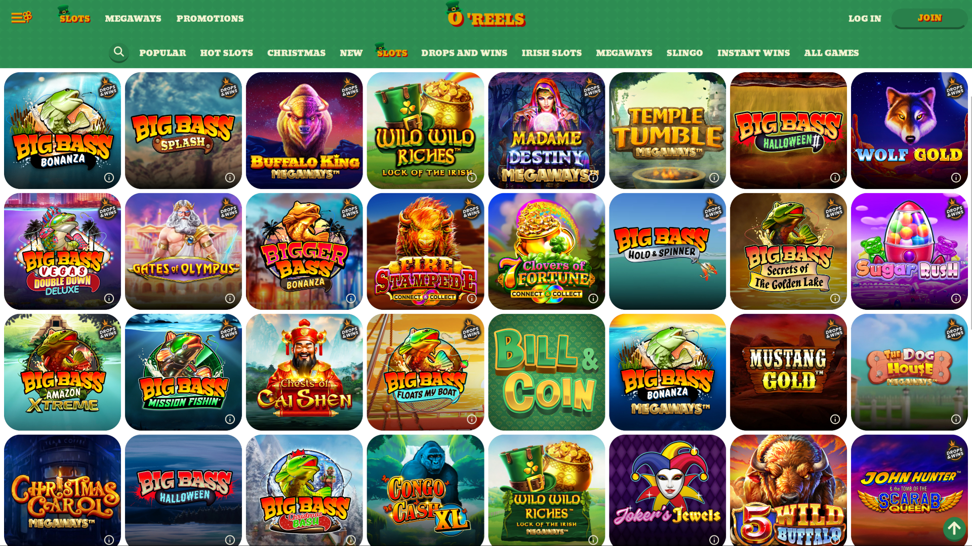Juegos de escritorio de Oreels Casino