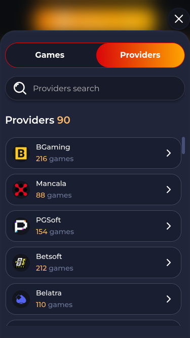 Sviluppatori di giochi Oro Casino