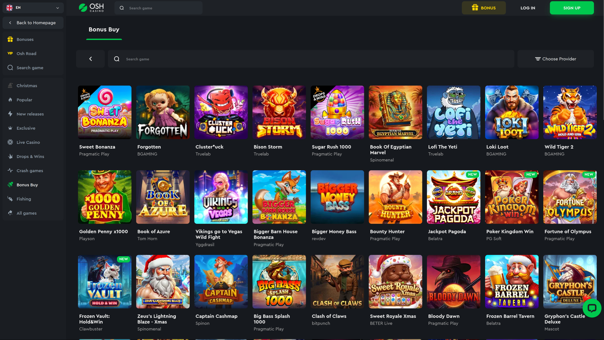 Bonus desktop Osh Casino Acquista