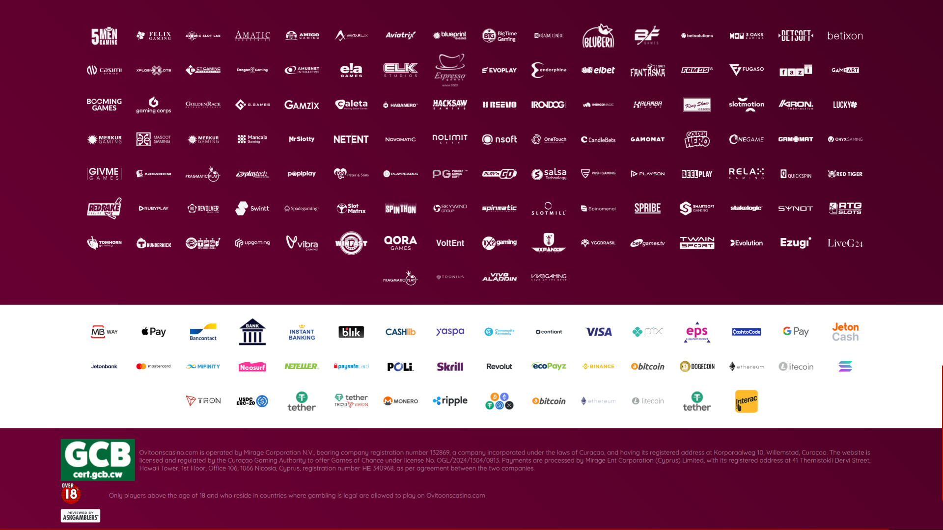 Développeurs de jeux de casino pour ordinateur Ovitoons