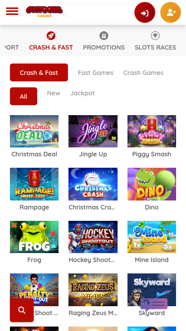 Jeux de casino mobiles Ovitoons Crash