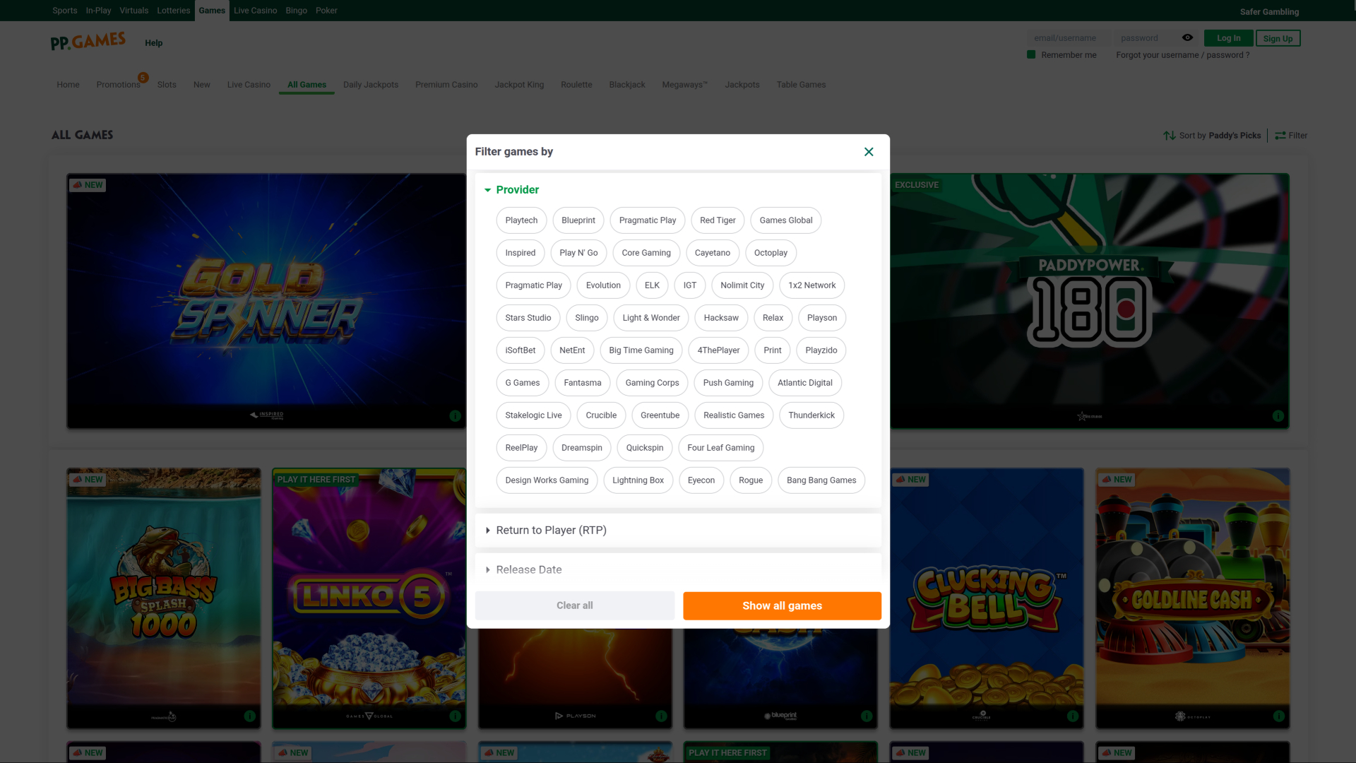 Desarrolladores de juegos de escritorio de Paddy Power Casino