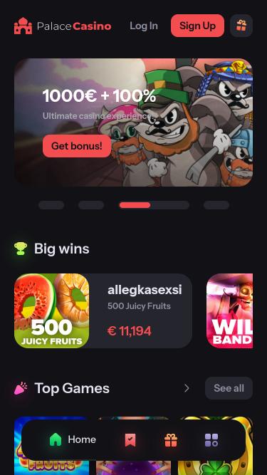 palace casino homepage mobile