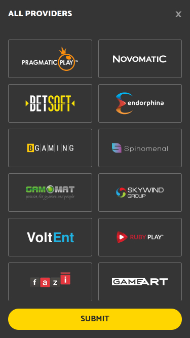 Desarrolladores de juegos móviles de Palmslots Casino