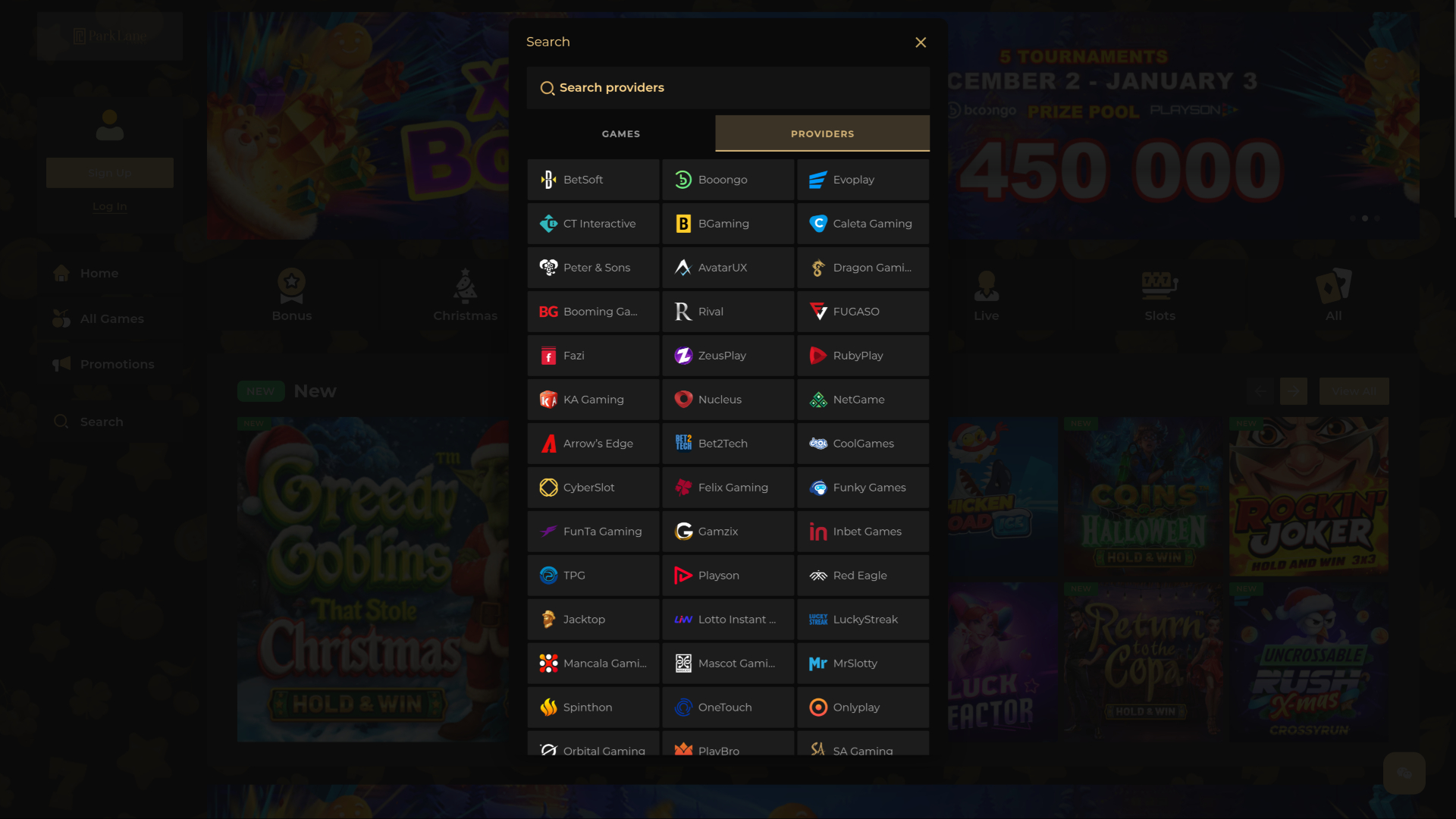 Park Lane Casino Desktop Game Developers