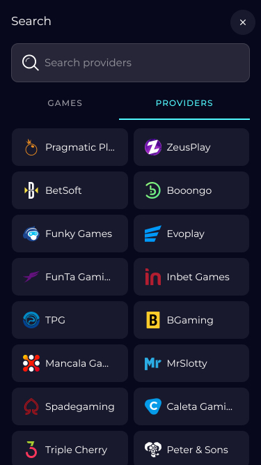 مطورو ألعاب كازينو PartySpins للهواتف المحمولة