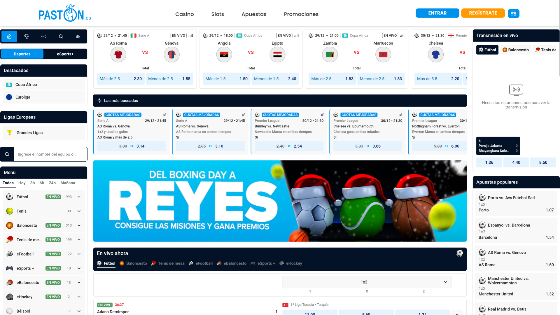 Paston Desktop Sport