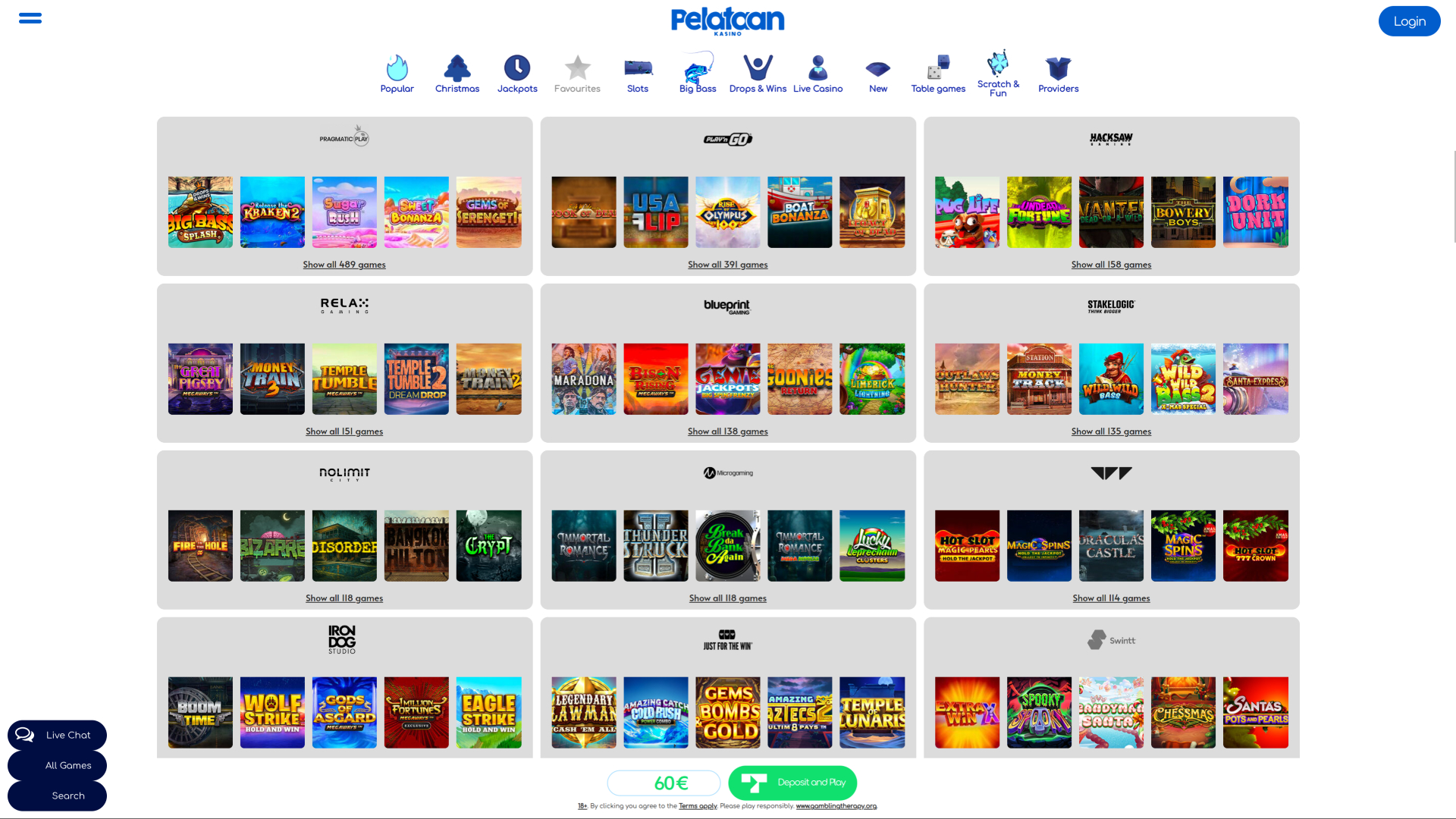 Développeurs de jeux de casino pour ordinateur Pelataan