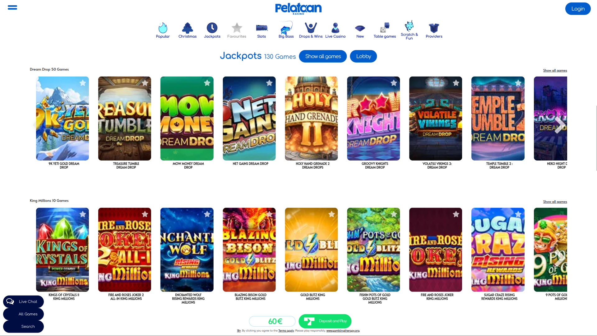 Pelataan Casino Bureau Jackpot