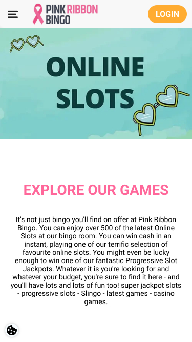 Мобильные игры казино Pink Ribbon Bingo