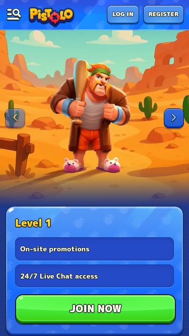 Programme VIP mobile de Pistol Casino