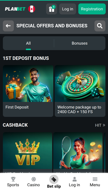 PlanBet Casino Mobile Promotions