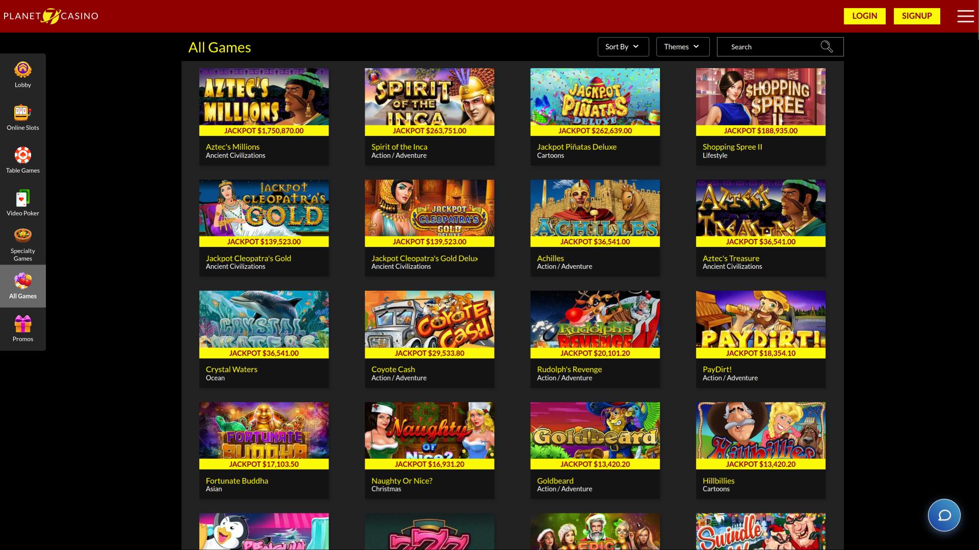 Джекпот Казино Планета 7 (на компьютере)