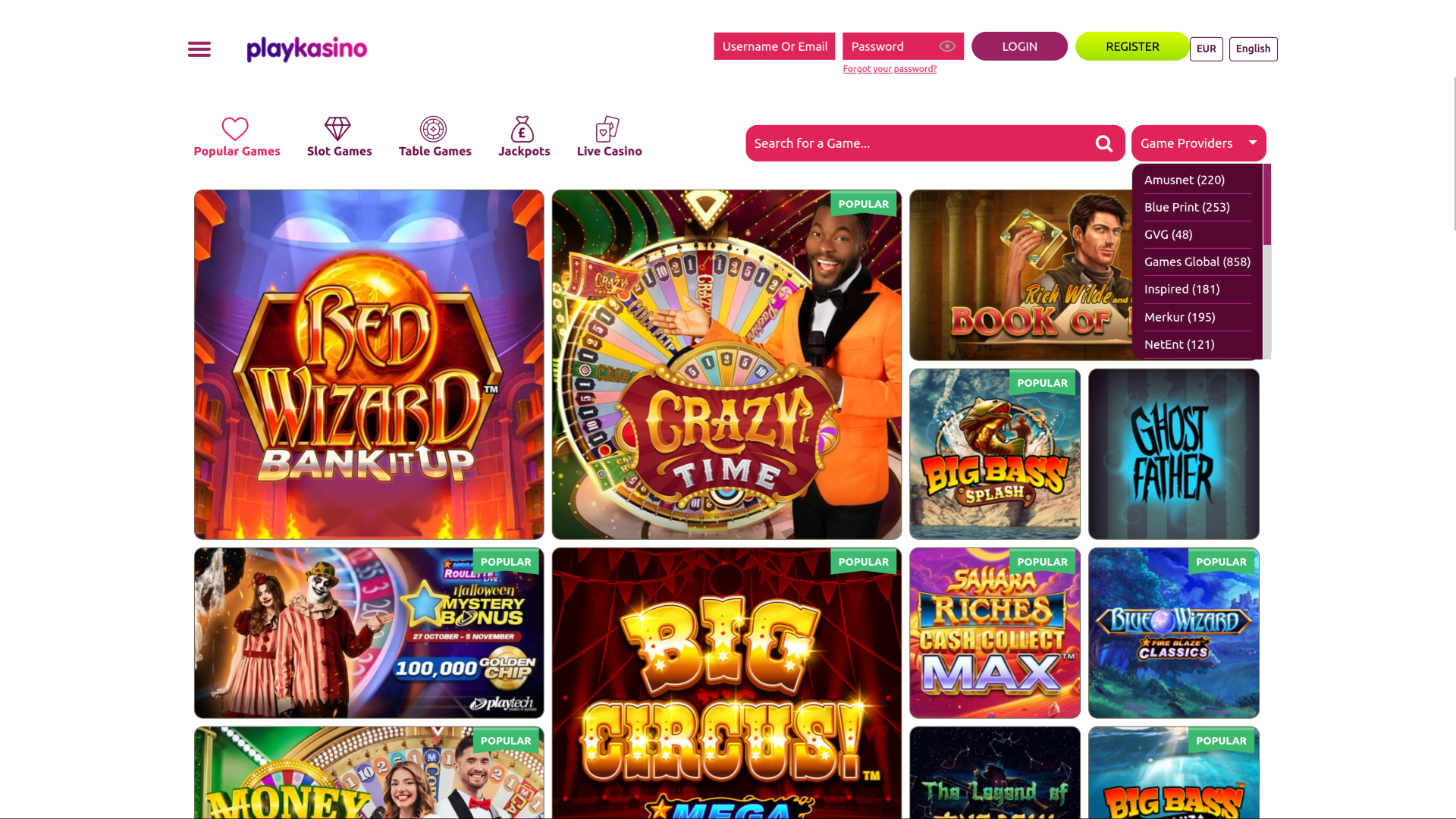 Десктопные разработчики игр казино Play