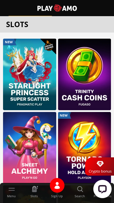 Playamo Casino Mobile Games