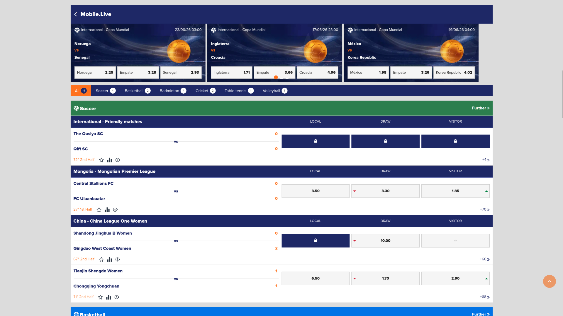 PlayCity Casino Desktop Live Dealer