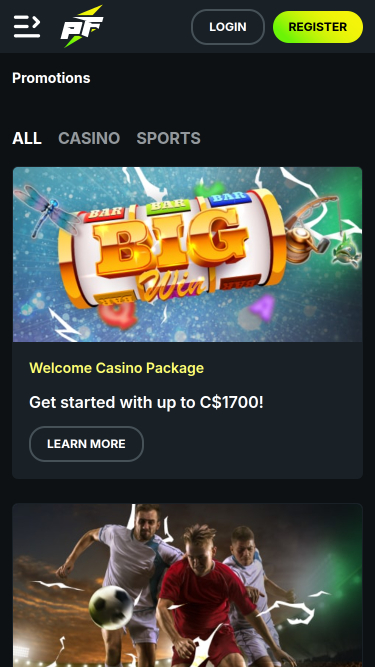 Promotions mobiles de PlayFast Casino