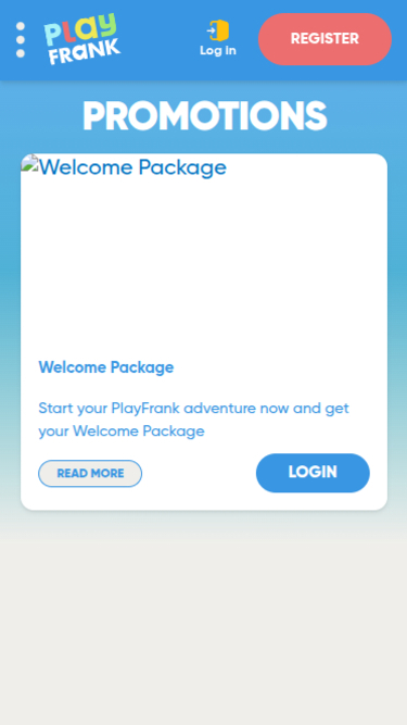Promotions mobiles de PlayFrank Casino