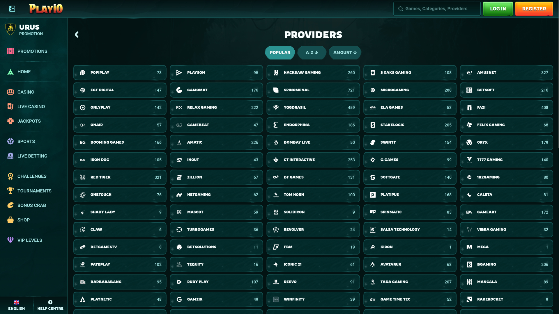 Développeurs de jeux de casino pour ordinateur Playio