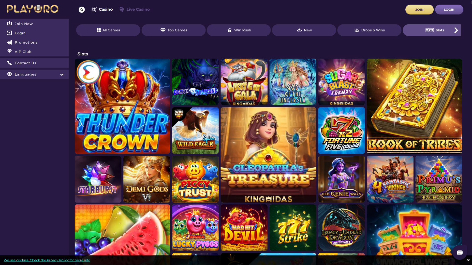 PlayOro Desktop Games