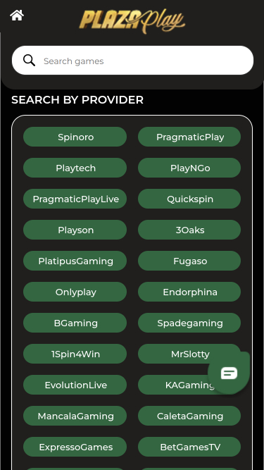 Desarrolladores de juegos móviles de PlazaPlay Casino