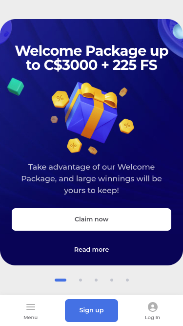 Pledoo Casino Mobile Homepage