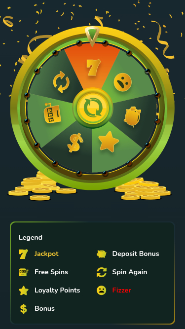 Roue de la fortune du casino mobile Pokie Spins
