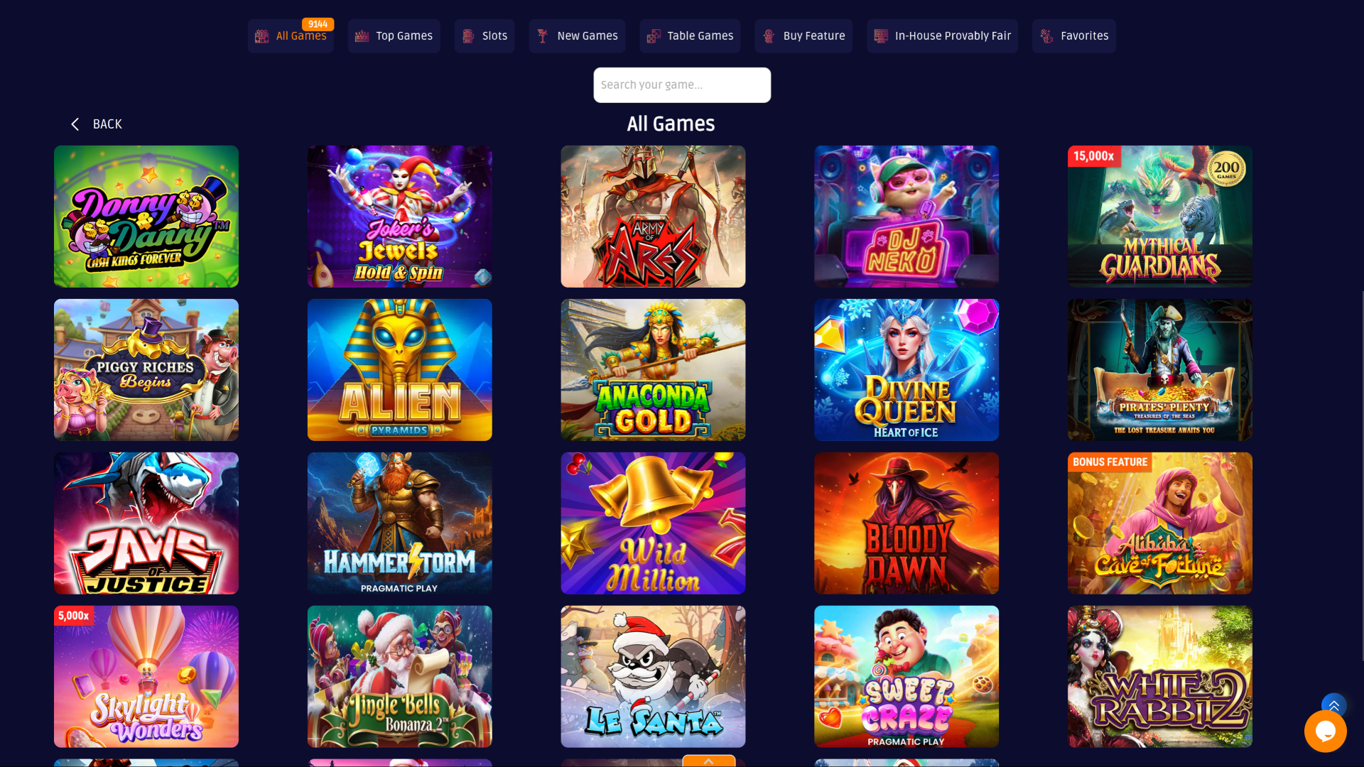 Juegos de escritorio de casino Pokies2Go