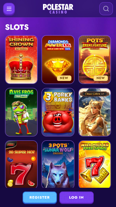 Juegos móviles de Polestar Casino