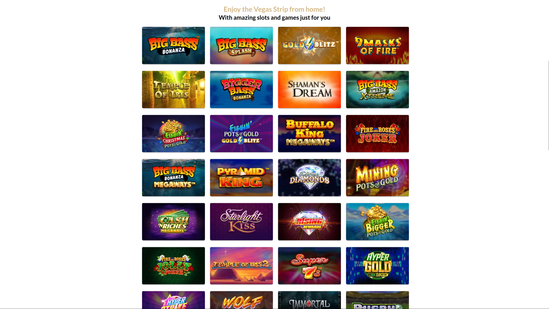 Juegos de escritorio del casino Polo Bingo