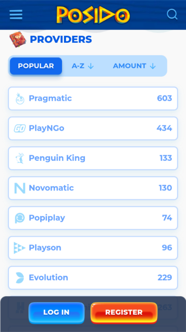 Développeurs de jeux mobiles de casino Posido