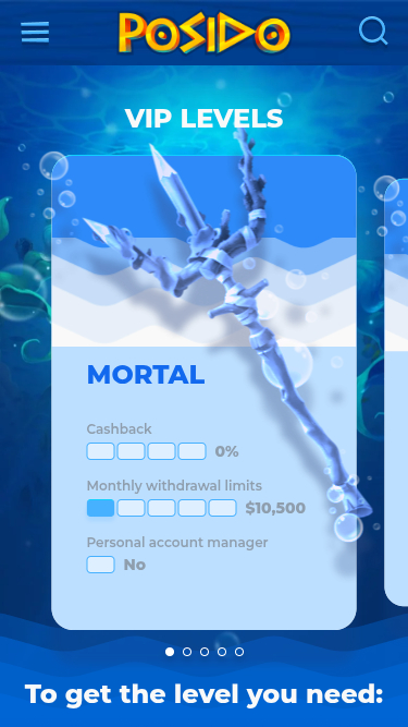 Posido Casino Mobile VIP Program