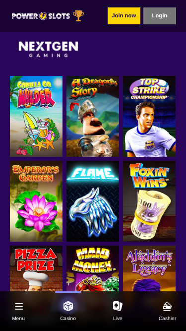 Développeurs de jeux mobiles de casino Power Slots