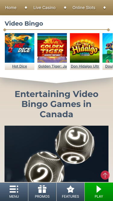 Prime Casino Mobile Bingo
