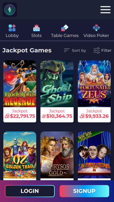 Prism Casino Mobile Jackpot
