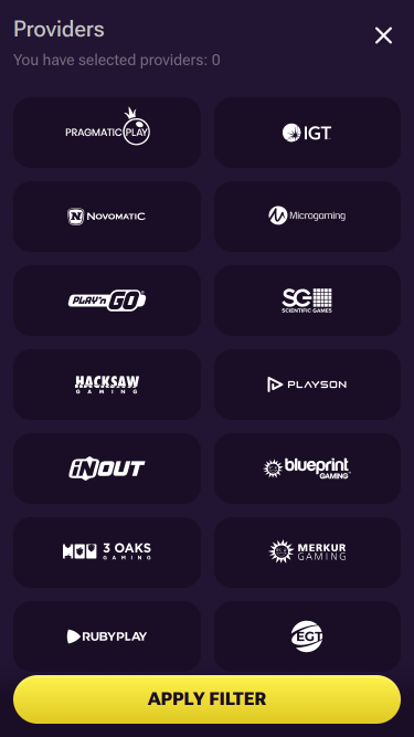 Développeurs de jeux mobiles Prive Casino