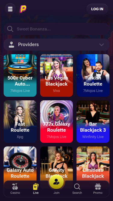 Prive Casino Mobile Croupier en direct