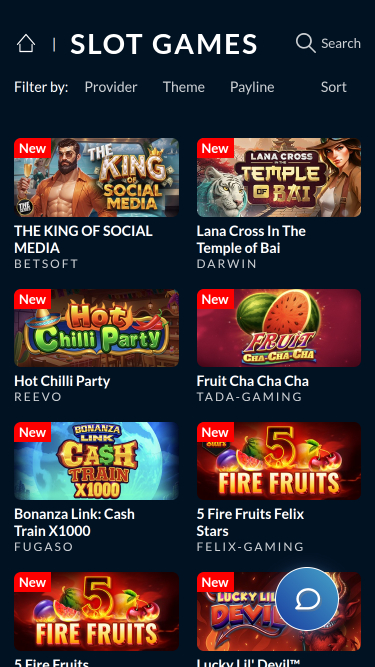 Jeux mobiles de Punt Casino