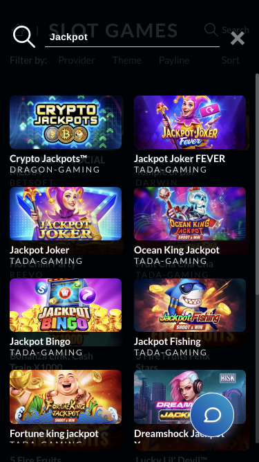 Jackpot mobile de Punt Casino